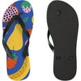 thumbnail image 3 of GZHJMY Women’s Slim Flip Flops Summer Beach Slipper Casual Flat Slides Tongs Scandals Fruit Mixed Pattern Shoes, 3 of 5