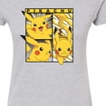 thumbnail image 3 of Pokémon - Pikachu Poses - Juniors Fitted Graphic T-Shirt, 3 of 5