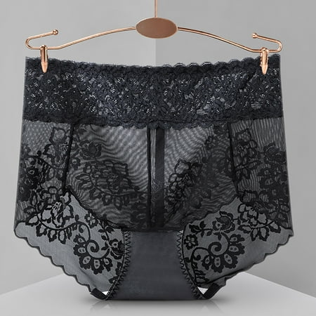 

Underwear Women High Waisted Lace Open File Temptation Plus Size Panties Low Waist Free Breifs