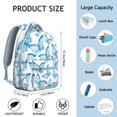 thumbnail image 5 of Colorful Butterfly Bookbag for Student Cute Floral Print Backpack for School Butterfly Lovers Aesthetic Fashion Design, 5 of 5