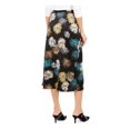 thumbnail image 2 of ALFANI Womens Black Floral Midi Pencil Skirt Size: 14, 2 of 4