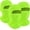 Fluorescent Green, variant on 3 Pieces Balaclava Face Mask of Men - Ski Cycling Mask, Breathable Elastic Fit & Perfect for Outdoor Activities