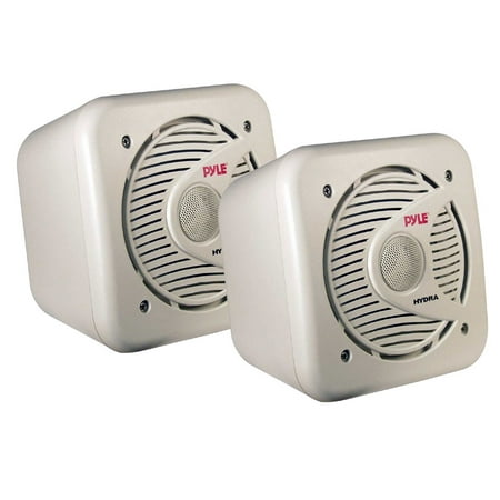 Pyle Plmr53 Marine Speakers - PYLE PLMR53 - 5.25'' 150 Watt Two-Way Shielded Marine Water Proof Speakers