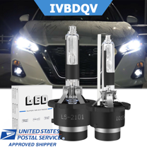 For Nissan Altima 2002-2009 D2R HID Xenon White Headlight Bulbs Low Beam 2pcs