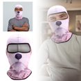 thumbnail image 2 of Couvre-visage de Cyclisme Imprimé 3D pour Hommes, Polyester Respirant Protection Solaire pour Activités Extérieures Plage Randonnée, 2 of 5