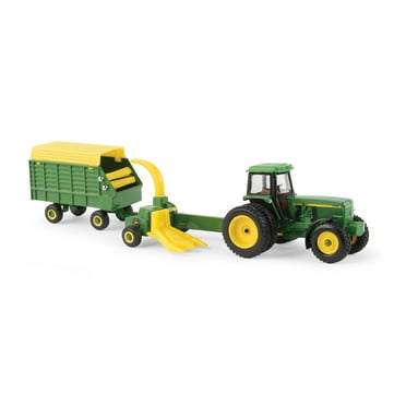 John Deere 1:64 Scale 4960 Tractor with Forage Harvester & Wagon