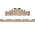 thumbnail image 1 of Magnetic Scallop Border Burlap Scribble, 12' Per Pack, 6 Packs, 1 of 1