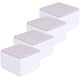 thumbnail image 1 of Elevador de muebles de acero al carbono de 1,96", elevadores de cama de acero al carbono de 3,15", elevadores de muebles para muebles de 1,96" de altura, cuadrado blanco, 1 of 3