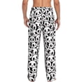 thumbnail image 3 of Picia Cute Panda Mens Soft Woven Cotton Elastic Waistband Sleep Pajama Pant Lounge Sleep Pant With Pockets And Drawstring-Large, 3 of 9