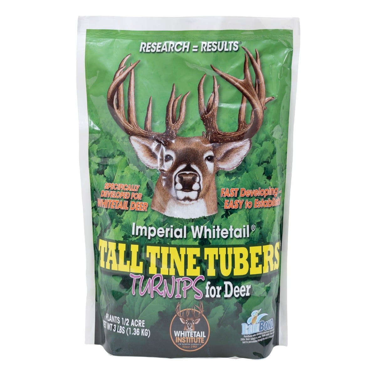 4 lb Whitetail Institute IMPERIAL POWER PLANT Throw Seeds & GROW Deer Food Plot 