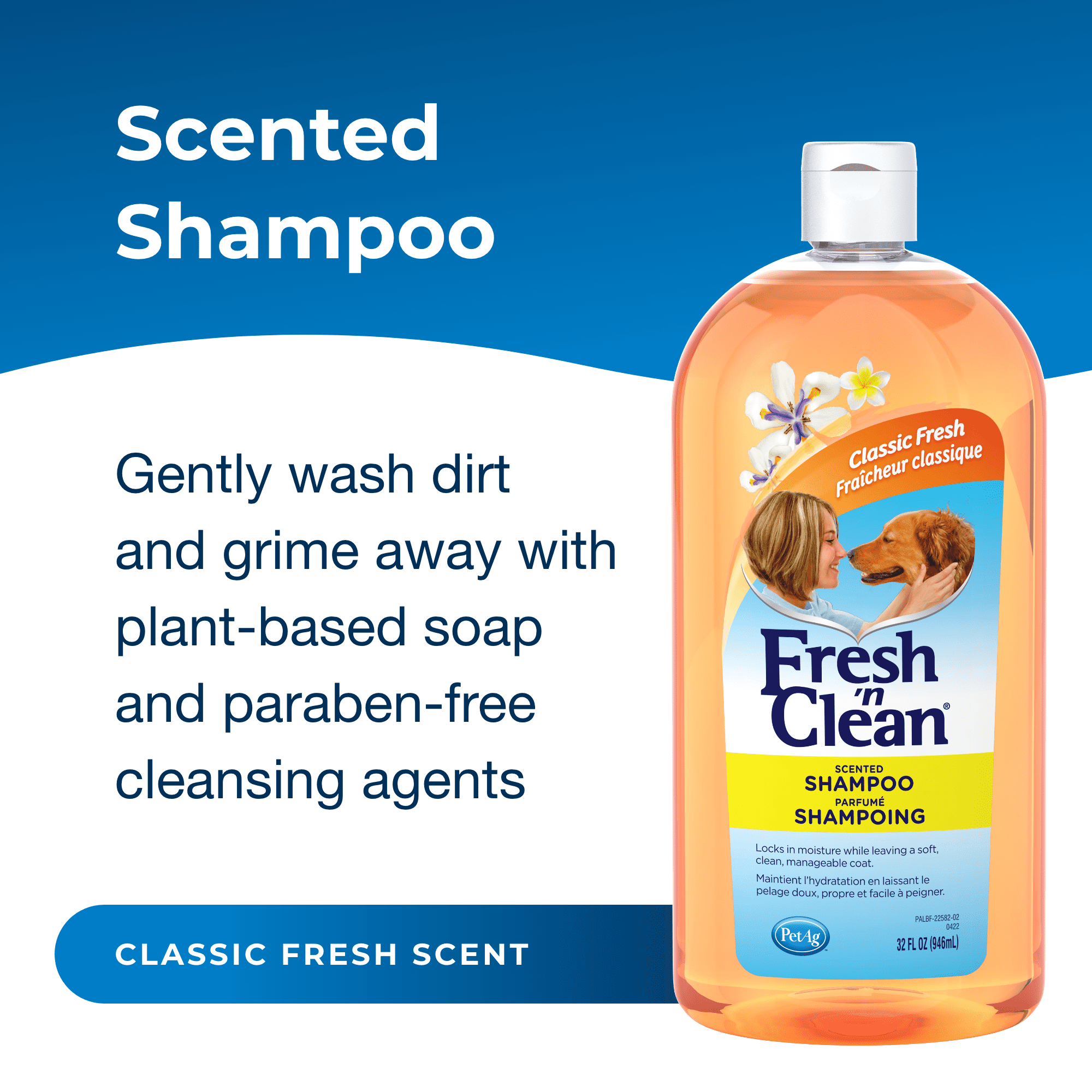Pet-Ag Fresh ’n Clean Classic Fresh Scented Shampoo (15:1) - 1 Gallon