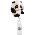 thumbnail image 1 of Bobine de Badge Rétractable Porte-Badge pour Infirmières Médecins Enseignants (Forme Panda), 1 of 8