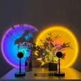thumbnail image 3 of Lampe Cadeau Parfaite pour Chambre, Projection de Lampe Coucher de Soleil avec Télécommande, Changement Rgb Multiples Effets Atmosphères Romantiques Créatives pour Salon Fête, 3 of 8