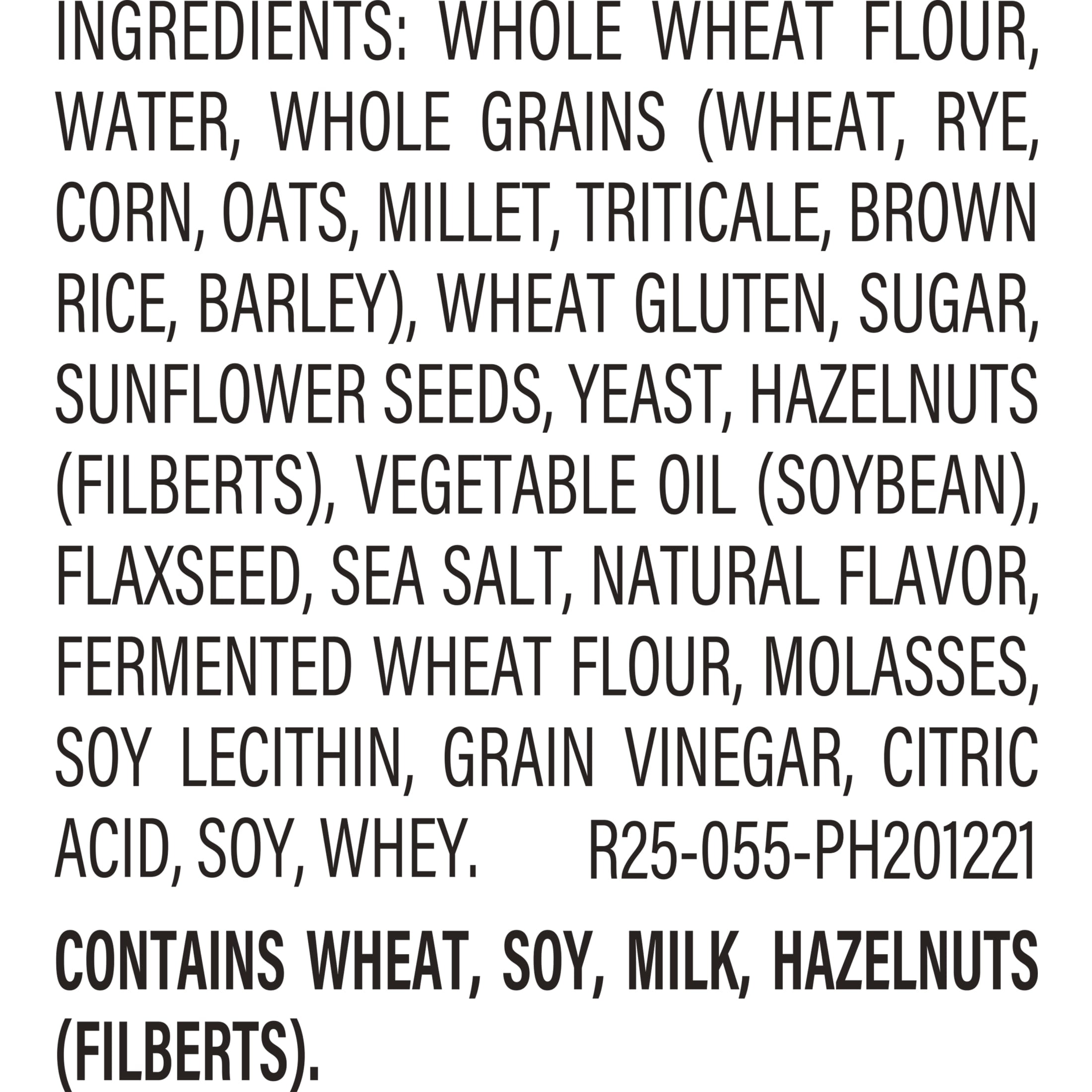 Brownberry Whole Grains Health Nut Bread, 24 oz, Multigrain Bread, Bag
