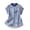 #210-Blue, variant on Women's Short-sleeved V-neck Embroidered Patchwork Flax Shirts Gifts