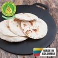 thumbnail image 2 of Victoria Cast Iron Pizza Crepe Pan, Dosa, Roti Tawa, Budare, 15 Inch, Black, 2 of 6