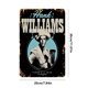 thumbnail image 5 of Metal Vintage Hank Williams Letrero Rectangular Pintura Hierro 20x30 Cm, 5 of 9