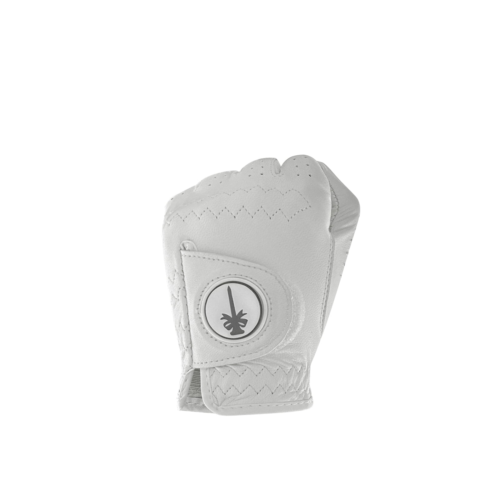 PINKTEE Golf Gloves for Women Ladies Soft Cabretta Leather Breathable Glove with Ball Marker Small Medium Large XL