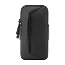 Universal Waterproof Phone Armband with Fluorescent Strip, 6 7 Inch Running Phone Bag for Outdoor Sports, Adjustable Strap for Arm Girth 8-16 Inches, Sweatproof Wrist Bag for Gym