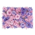 thumbnail image 4 of Panel de flores artificiales, panel floral, fondo de rosas, fondo de boda Estilo B, 4 of 9