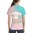 thumbnail image 5 of Sanrio Cinnamoroll Kids T-Shirt 3d Printed Graphic T-Shirts Boys And Girls Short Sleeve Shirts For Youth Kids Large, 5 of 6