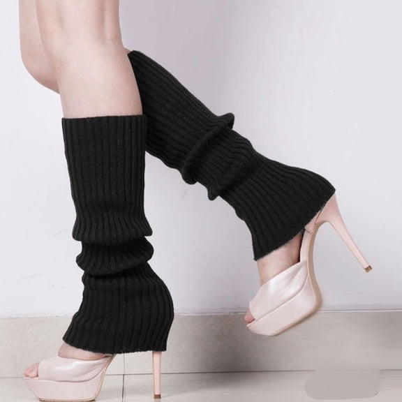 Lanola Leg Warmers for Women Knitted Stirrup Leg Warmers for women Winter Extra Soft long leg warmers for Yoga Dance