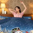 thumbnail image 5 of Qpednta Snowman Town Duvet Cover Set, Soft Cozy Comforter Cover, Breathable Bedding Comforter Set, 3-Piece Comforter Bedding Set, Bedroom Decor for Guest Room Dormitory, 5 of 7