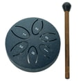 thumbnail image 2 of Kit Batería Acero Percusión WDOplteas 3 en 6 Notas Tambor Manual Verde Retro, 2 of 9