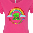 thumbnail image 4 of Inktastic Happy St. Patrick's Day Rainbow and Hat Women's T-Shirt, 4 of 5