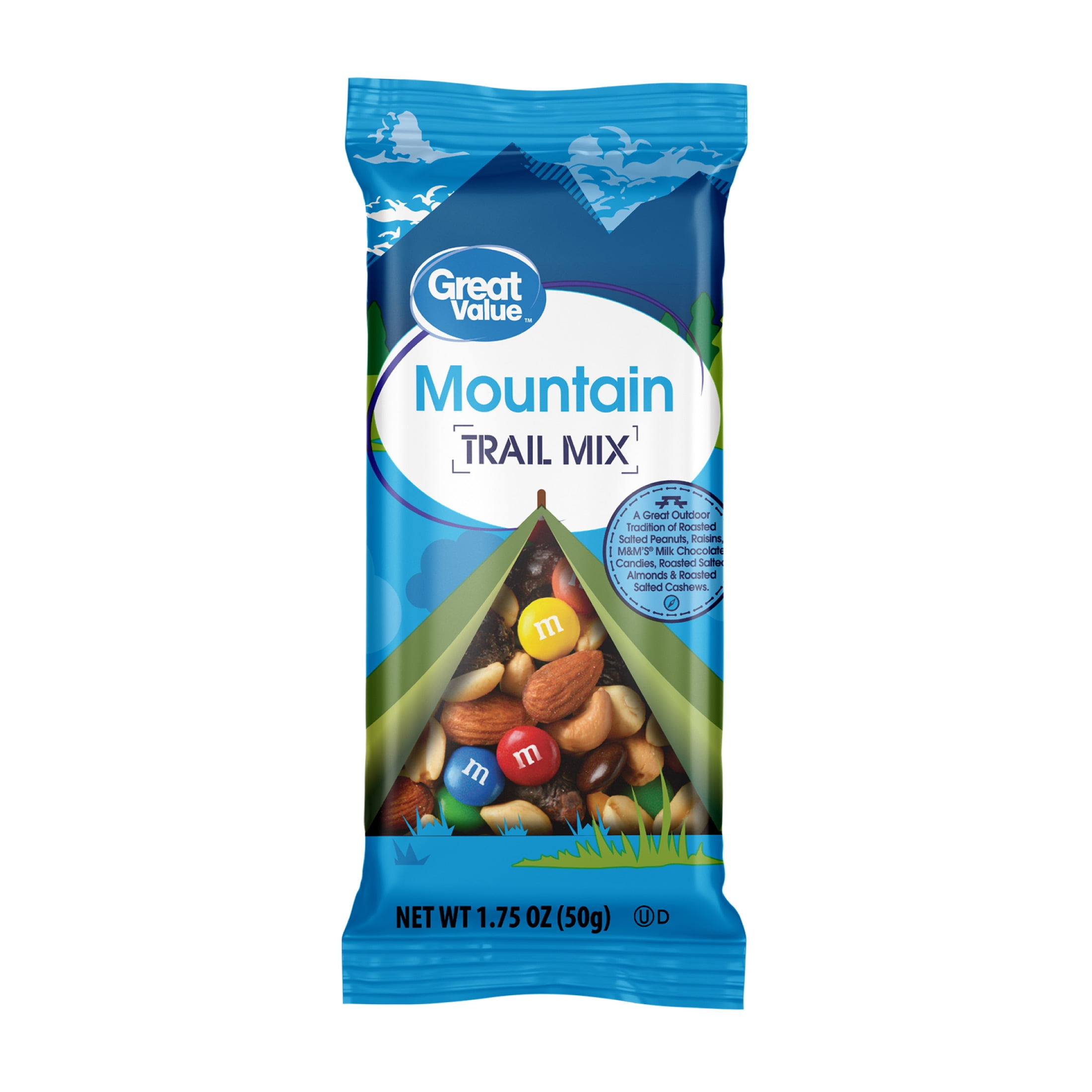 Great Value Mountain Trail Mix, 1.75 oz, 24 Count