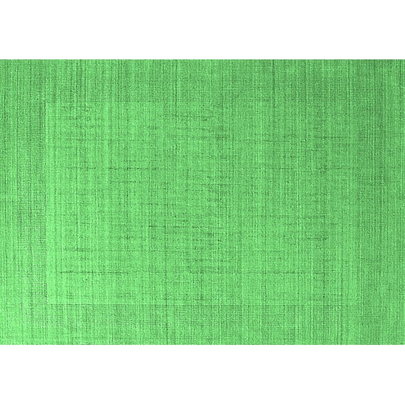 Ahgly Company Indoor Rectangle Oriental Emerald Green Industrial Area Rugs, 8' x 12'