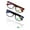 1 Black 1 Tortoise 1 Clear, variant on 3 Pairs Classic Reading Glasses - Anti UV Blue Ray Fatigue Computer Readers 1.00