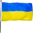 thumbnail image 2 of Ukraine Flag 3ftx5ft Ukrainian National Flags Polyester With Brass Grommets 3x5 Foot Flag(90cm*150cm), 2 of 5