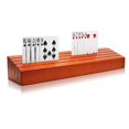 thumbnail image 1 of 2025 Wooden Playing Card Holder Tray Rack Organizer for Adults 13.8 Inch 3.1 Inch, 1 of 5