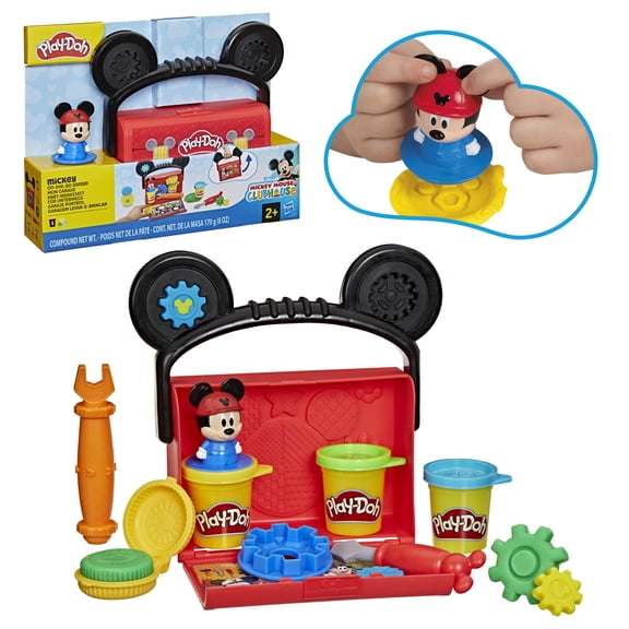 Play-Doh Disney Junior On-the-Go Garage Mickey Toy for Kids 2 , Arts & Crafts