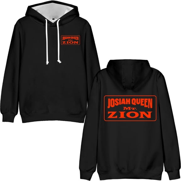 Josiah Queen MT.Zion Merch Bagless Hoodie Sweatshirt Streetwear Unisex Winter&Spring Casual Fashion Y2K Pullovers Top