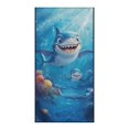thumbnail image 2 of XYZCANDO Shark Pattern Non-Slip Car Seat Cover Towel for Gym Workout Travel, Lightweight Sweatproof Car Seat Towel Cover, 2 of 11