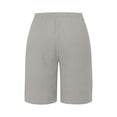 thumbnail image 5 of Womens Short Style with Pockets Casual Shorts for Women Summer Relaxed Fit Five Point Length Light Gray XL, 5 of 6