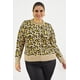 thumbnail image 1 of Suéter animal print Roman Fashion Arena animal print beige UNI Talla Extra, 1 of 7