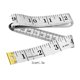 thumbnail image 2 of Body Measuring Tape, Dual Sided Body Measuring Ruler, Sewing Cloth Tailor Tape Soft Tape, 2cm*1.5m, White, 2pcs, 2 of 5