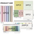 thumbnail image 2 of YWC-706 Transparent Sticky Notes Tabs with Highlighters, Include 6 Pastel Highlighter Pens No Bleed and 700 Clear Post it Notes for Bible Book Annotation School Office Stationary Supplies Aesthetic, 2 of 4