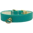 thumbnail image 1 of # 70 Dog Collar Turquoise Size 18, 1 of 1