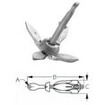 thumbnail image 2 of Seachoice 1.5 lb Versatile Folding Grapnel Boat Anchor, 2 of 9
