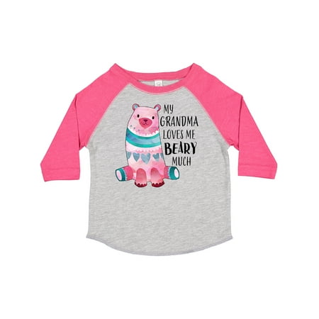 

Inktastic My Grandma Loves Me Beary Much with Cute Bear Gift Toddler Boy or Toddler Girl T-Shirt