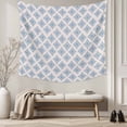thumbnail image 5 of Abstract Blue Tapestry for Bedroom Wall Hanging Tapestry, Modern Contemporary Art Vintage Ceiling Backdrop Tapestries Poster Blanket Wall Decor for Teens Room Living Room Dorm 59" x 90", 5 of 8