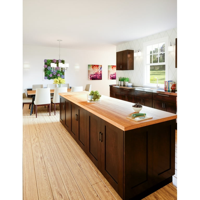 Kitchen Sink Base Cabinet | Unfinished Poplar | Shaker Style | 33 in