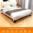 thumbnail image 5 of Furniture Lifter Movers Tool Set 360 Rotation Furniture Dolly Heavy Duty Furniture Movers with 5 Wheels Maximum Load 1200 Lbs for Moving Heavy Furniture Refrigerator Sofa (4 Pack), 5 of 5