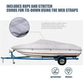 thumbnail image 6 of Goodsmann 600 Denier boat cover, Silvery gray ,water resistant,weather protection,trailerable,9921-0122-35 (E Fits 20-22 V-Hull,Boats,Beam width to 100), 6 of 8