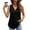 Black, variant on Fnooota Summer Tank Tops for Women, Lace Loose Fit V-Neck Casual Sleeveless Shirts Blouses Black Size 2XL