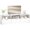 White, variant on HOMCOM Modern TV Table with 3 Cabinets, 85 Inch TV Stand for Living Room